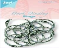 Boekbindersringen 40mm p/12st zilver