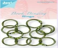 Boekbindersringen 40mm p/12st brons