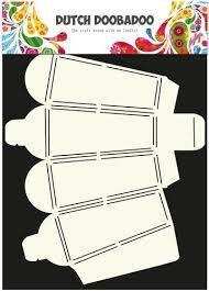 Box art stencil traktatie doos A4 p/st 