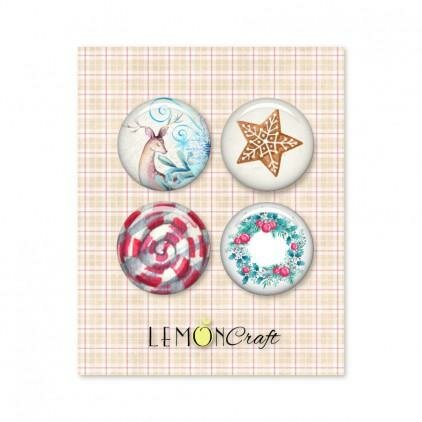 Buttons Joy to the world p/4st