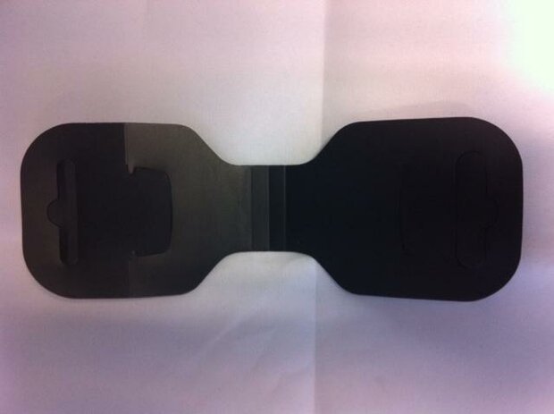 Byoux kaartjes hard plastic 35x130mm p/25st transparant