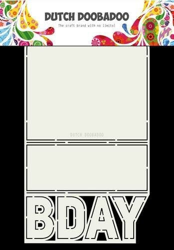 Card art B-day A4 p/st