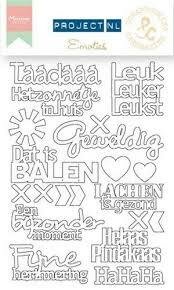 Chipboard Project NL Emoties p/set