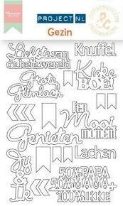 Chipboard Project NL Gezin p/set