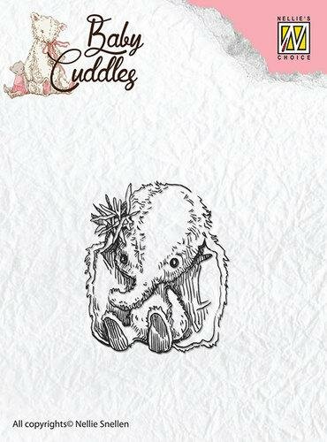 Clear stamp Baby Cuddles Baby elephant p/st