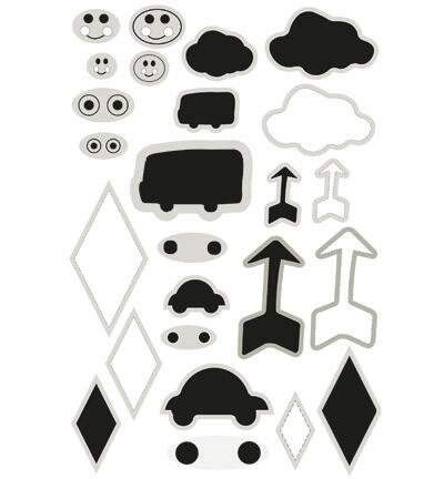 Clear stamp cool kids A5 p/st