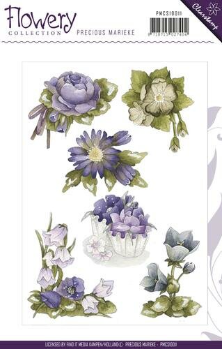 Clear stamp Flowery p/st