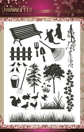 Clear stamp garden classics plaatjes p/st