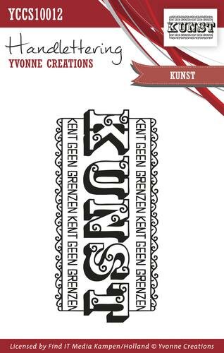 Clear stamp Handlettering kunst A6 p/st