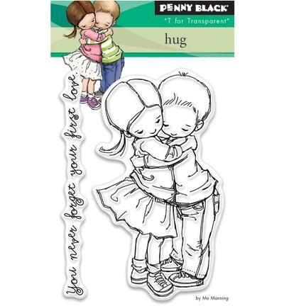 Clear stamp Hug A7 p/st