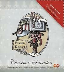 Clear stamp kerst brievenbus p/st