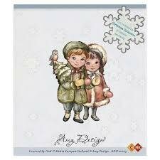 Clear stamp kerst koppel p/st