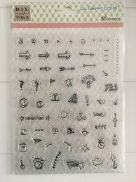 Clear stamp bullet journal p/55st