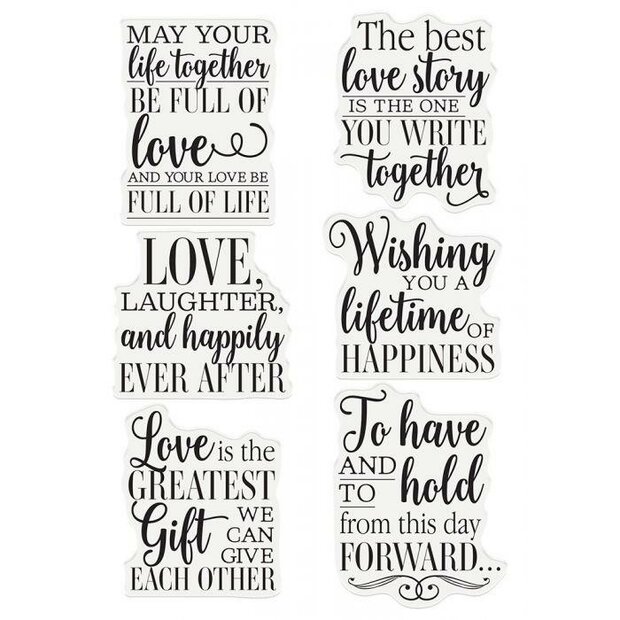 Clear stamp Garden of Love To Have and to Hold p/st