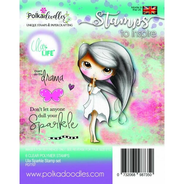 Clear stamp Ula Sparkle p/st