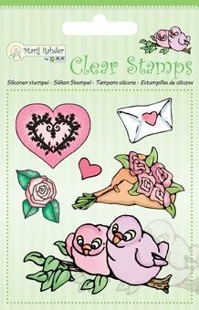 Clear stamp vogeltjes p/st