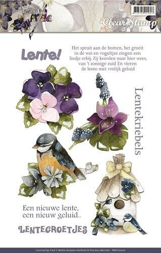 Clear stamp Voorjaars Collectie 2 p/st