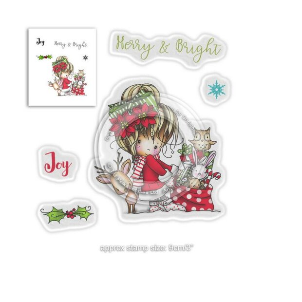 Clear stamp Winnie Merry &amp; Bright p/st