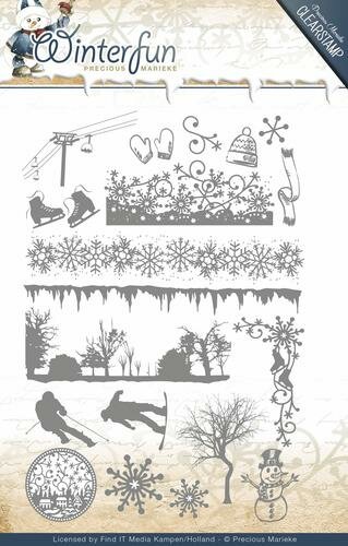 Clear stamp Winterfun p/st
