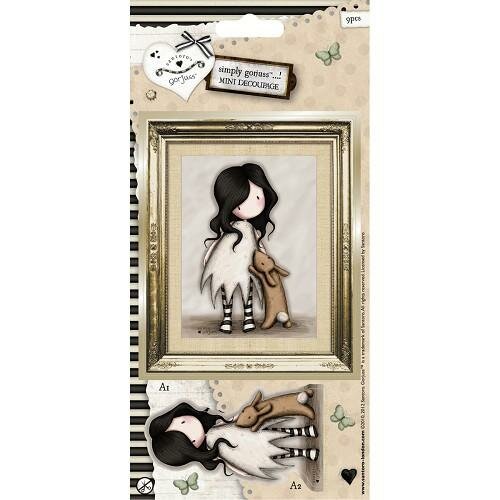 Decoupage I Love You Little Rabbit 10.5x22cm p/set