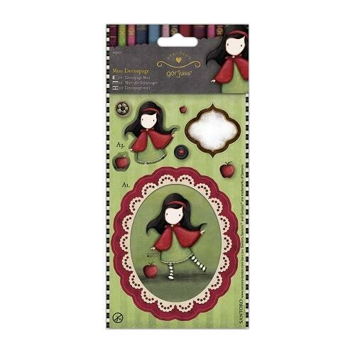 Decoupage Little Red 10.5x22cm p/set