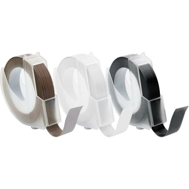 Emboss Tape Rolls smal 0.95x30cm p/3st