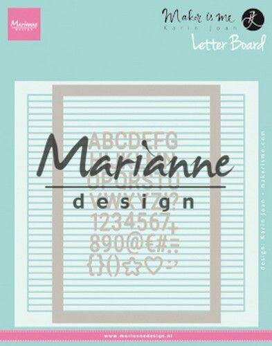 Stans Joan Letter Board p/st Embossing  
