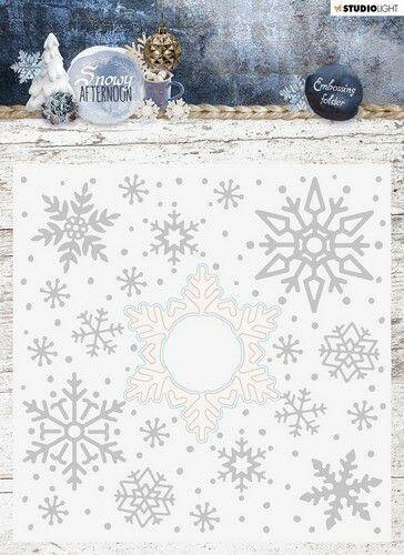 Folder nr.02 Snowy Afternoon p/st Embossing 