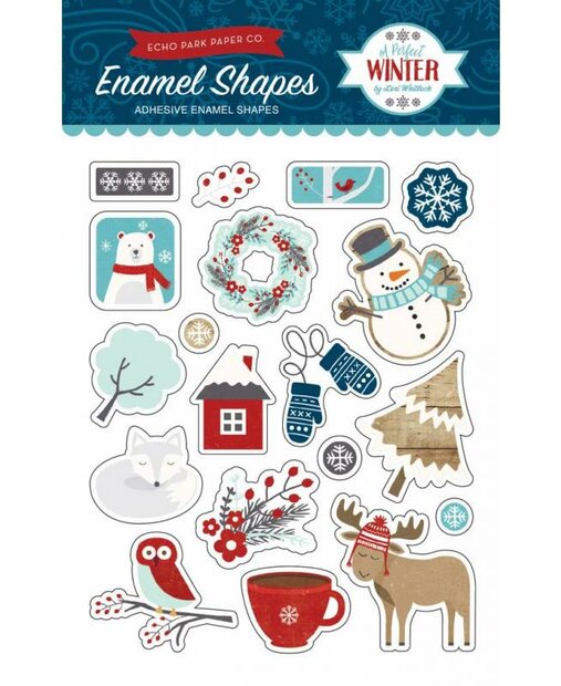 Enamel Shapes A Perfect Winter p/vel
