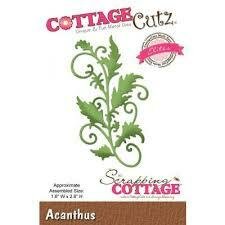 Stans cutz blaadjes met krullen 4.5x7.5cm p/st