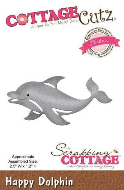 Stans cutz Dolfijn 6.5x3.5cm p/st