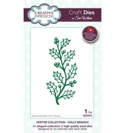 Stans Holly Branch hulst 10.4x4.8cm p/st