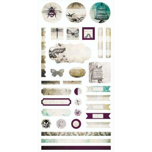 Stickers Garden Party Element 15x30cm p/set