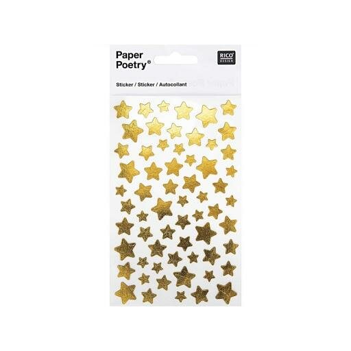 Stickers goud sterren p/244st