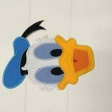 Applicatie donald 20.5x12cm p/st Strijk 