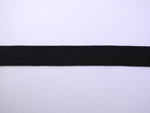 Tassenband donkerblauw 25mm p/mtr Polypropylene 