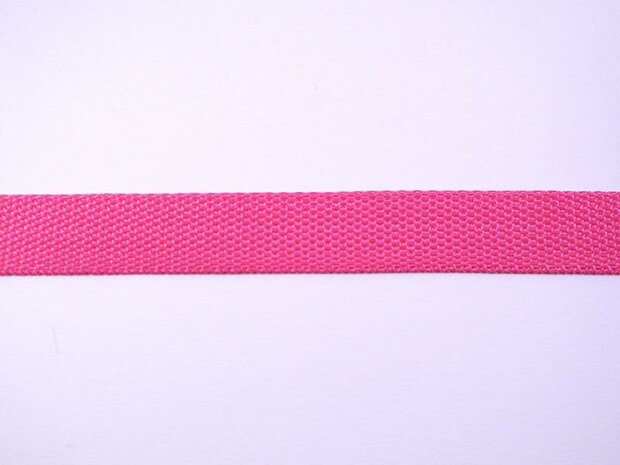 Tassenband fuchsia 25mm p/mtr Polypropylene 