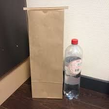 Theezak 16.4x10x45.5cm p/10st bruin zonder venster