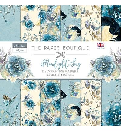 Paper pad moonlight song 30.5x30.5cm p/36vel