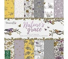 Paper pad Nature&#039;s Grace 30.5x30.5cm p/36vel