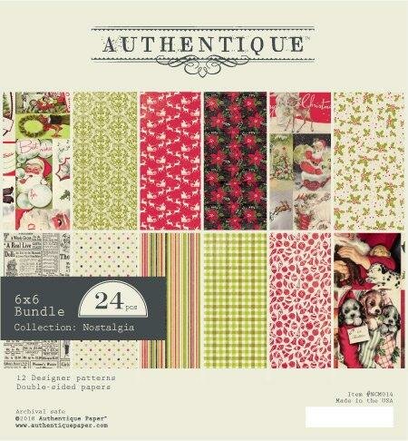 Paper pad Nostalgia 15x15cm p/set