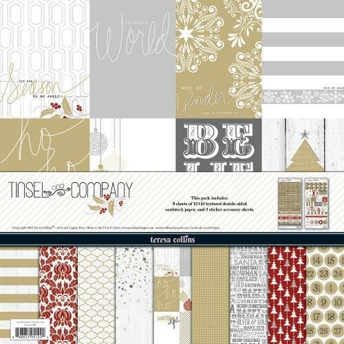 Paper pad 30.5x30.5cm Tinsel &amp; Company p/6vel