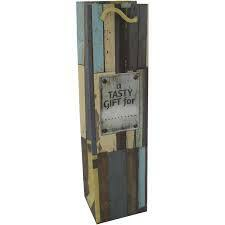 Wijntas 10x9x38cm p/5st papier 