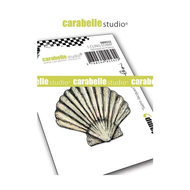 Stamp Saint-Jacques schelp p/st rubber