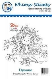 Stamp Dyanne 8.6x9.1cm p/st rubber