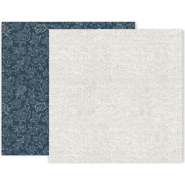 Scrappapier nr.4 bloem 30.5x30.5cm p/vel