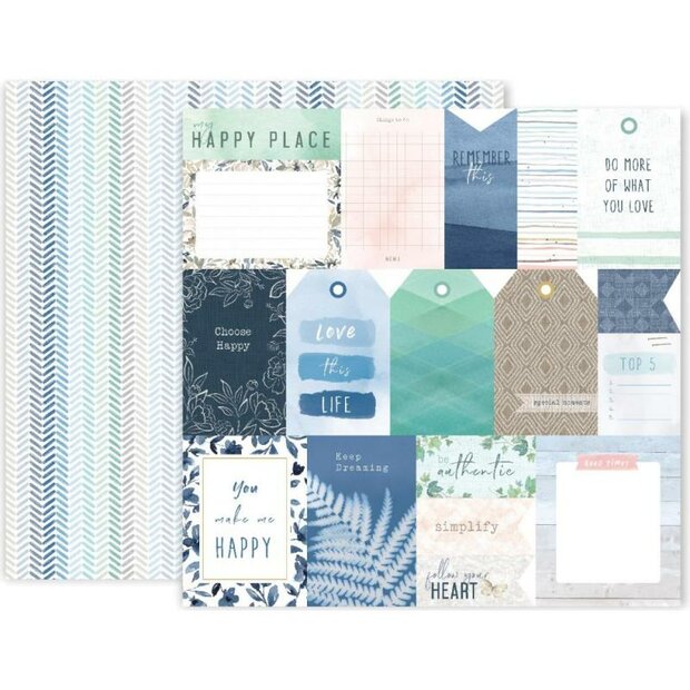 Scrappapier nr.1 plaatjes 30.5x30.5cm p/vel