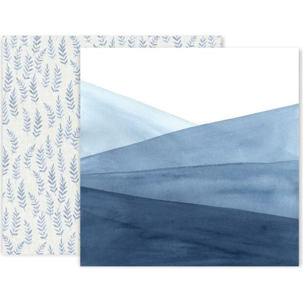 Scrappapier nr.9 horizon 30.5x30.5cm p/vel