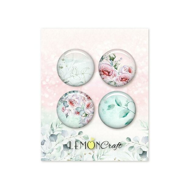Embellishments Blush 2.5cm p/4st