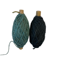 flaxkoord jute mintgroen 1mm p/50mtr 